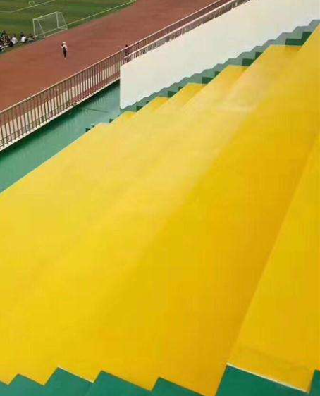 甘南球场台阶翻新修补改造